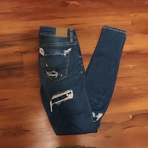 American Eagle ripped jeans